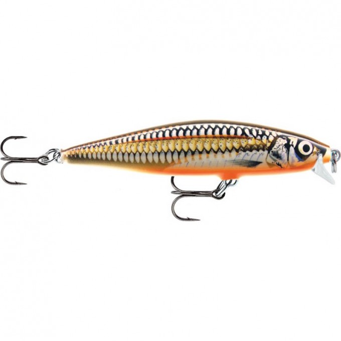 Воблер RAPALA Flat Rap FLR08-SLG